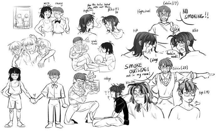 early character interactions